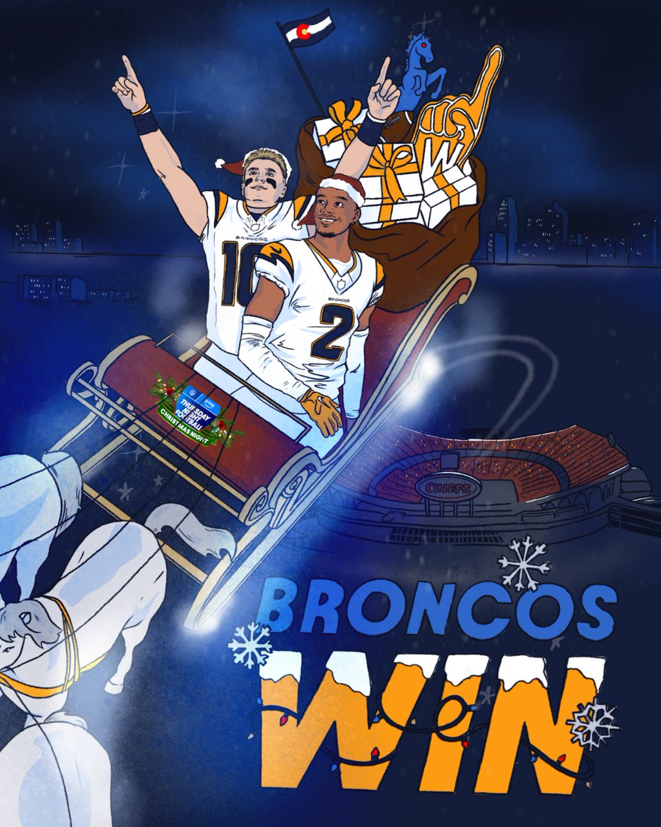 NFLonPrime's tweet image. .@Broncos dashing away with a Christmas win 🎄 #TNFonPrime