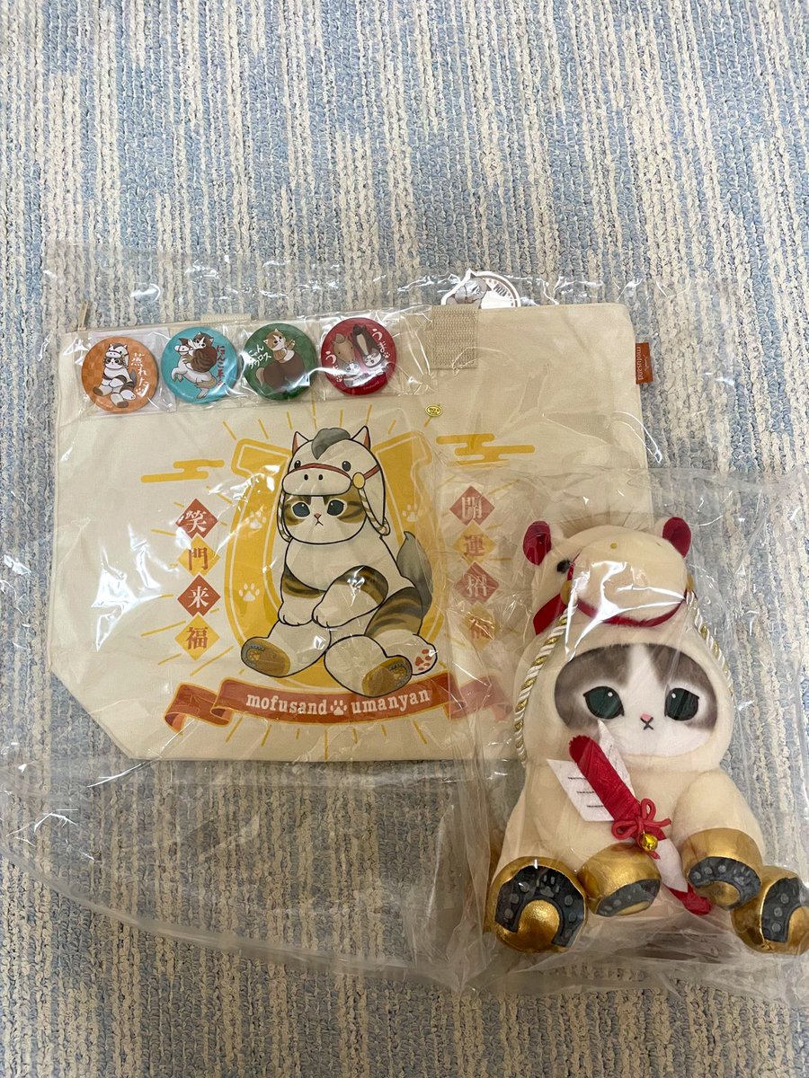 19日の注文品はまだだけど、モフサンド福袋、届きました‼️ 思ったより