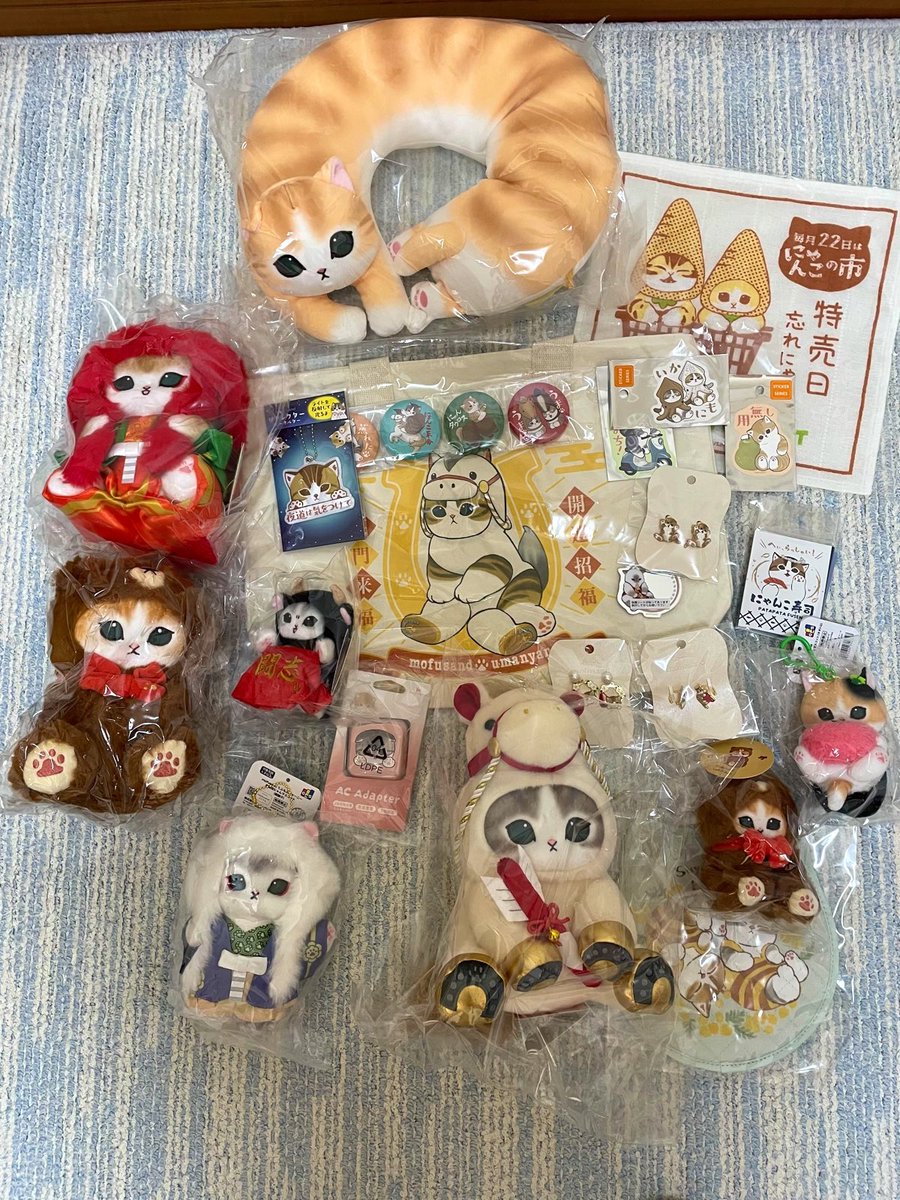 19日の注文品はまだだけど、モフサンド福袋、届きました‼️ 思ったより