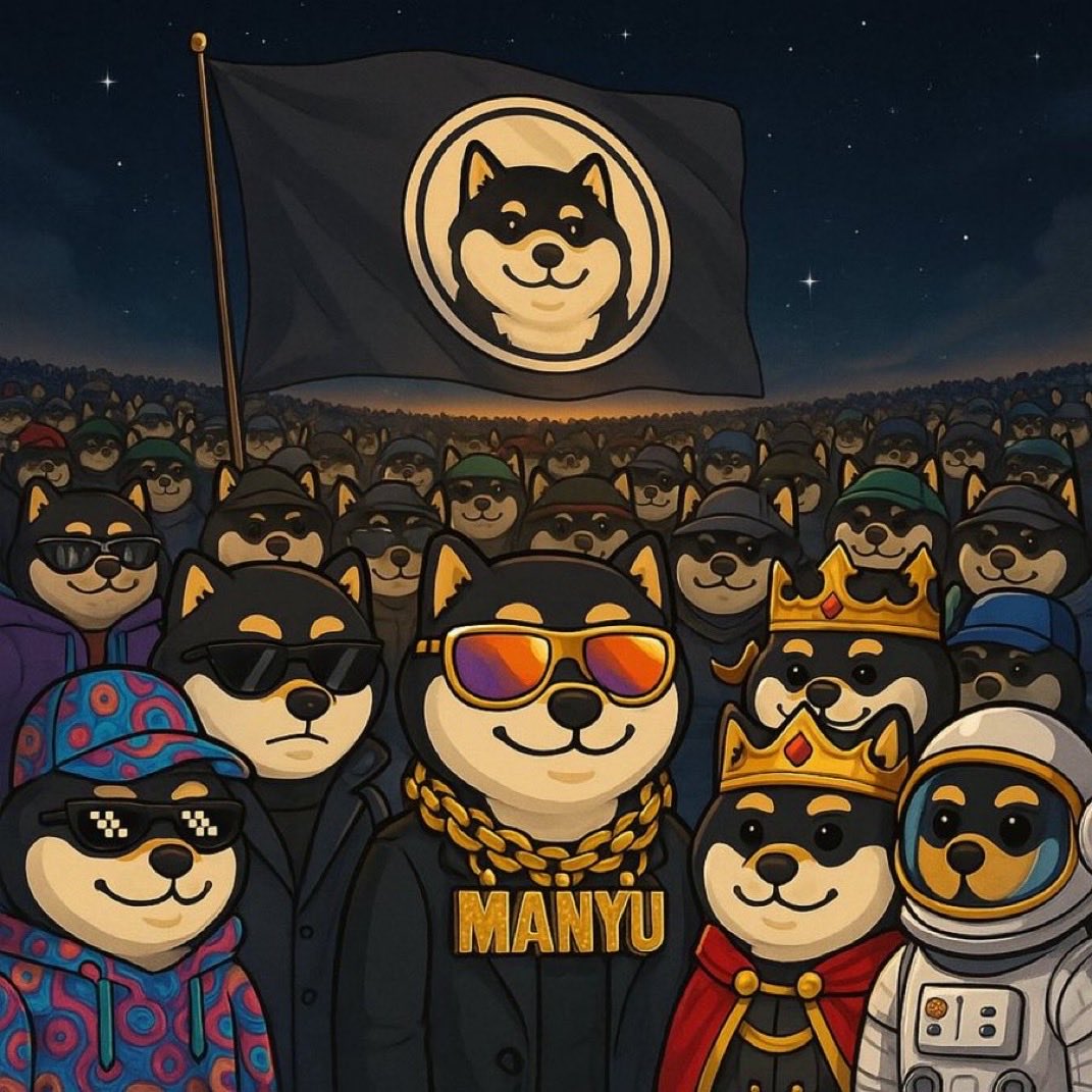 Gm foes and fans!!
<a href="/RealManyu/">Manyu Community</a> army unstoppable 🐾🚀 $MANYU to the moon!