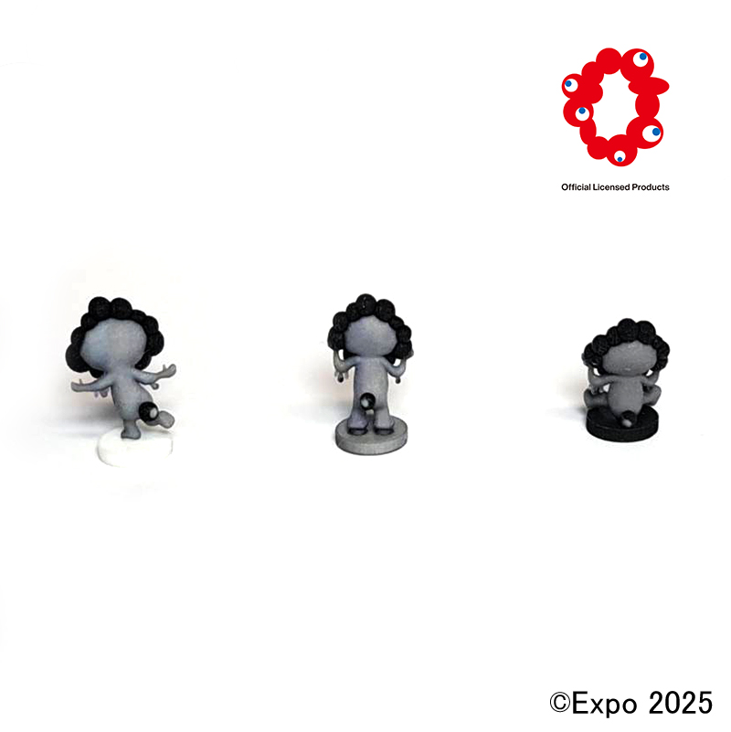 ミャクミャク ミニミニフィギュアに、 黒ミャクミャクが仲間入りします
