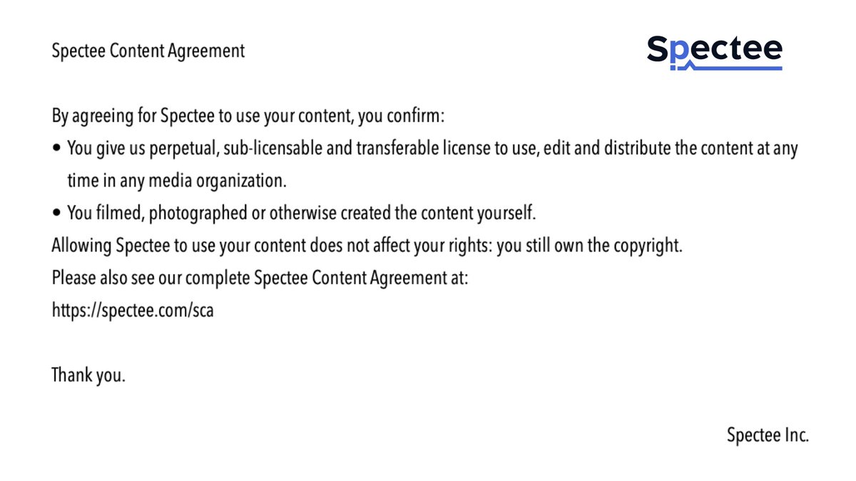 ReikoSPCT's tweet image. x.com/dorabuggzz/sta…
Hi @dorabuggzz, I’m Reiko from Spectee, an online news agency, reaching out to request permission to use your video.
- Did you record/own this video yourself?
- May we and our media partners use it with credit under a non-exclusive license?
- And please…