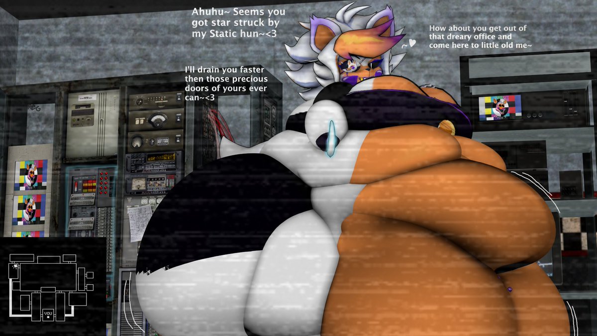 Wanted Static

Another Day on the Night shift at your Location when you started to get some unwanted static, only for you too see something you might Really want instead~ Best not to keep Lolbit waiting, or she'll absorb all the power and leave -w- Best to move quickly~<3
