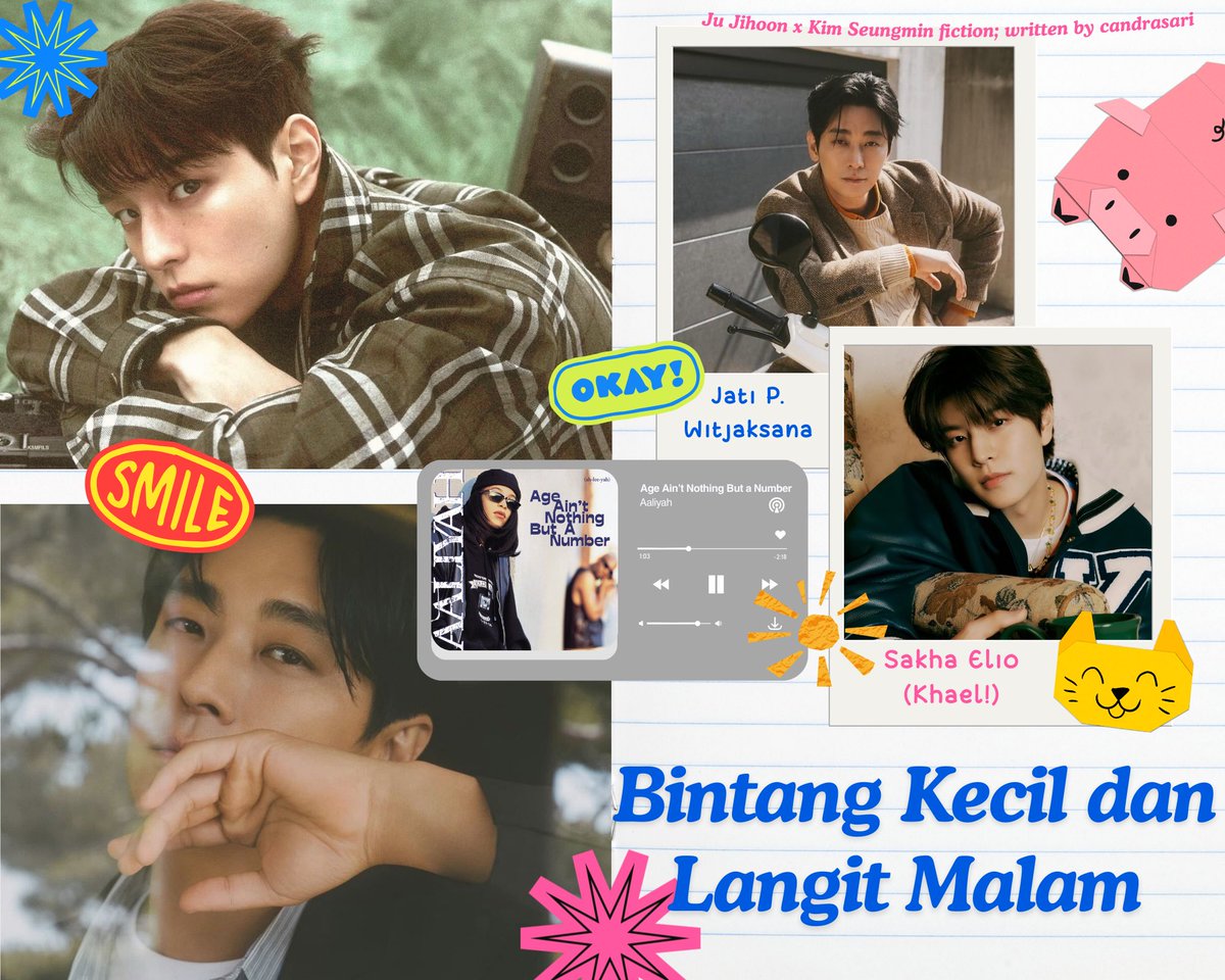 sentuh's tweet image. Bintang Kecil dan Langit Malam.

Kumpulan cerita tentang Sakha Elio dan Jati Witjaksana yang berjumpa di bawah gelapnya langit malam.

— a fiction written by candrasari.