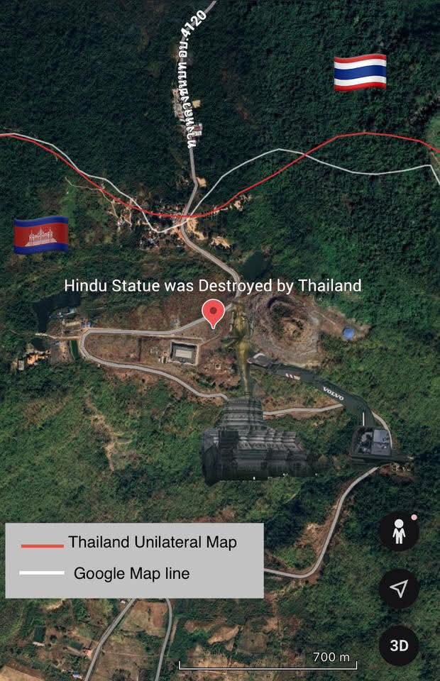 SreymenhM's tweet photo. @KhaosodEnglish Is this your deep respect towards Hinduism? Thai stop your lies. https://t.co/BcqqU6yvyq