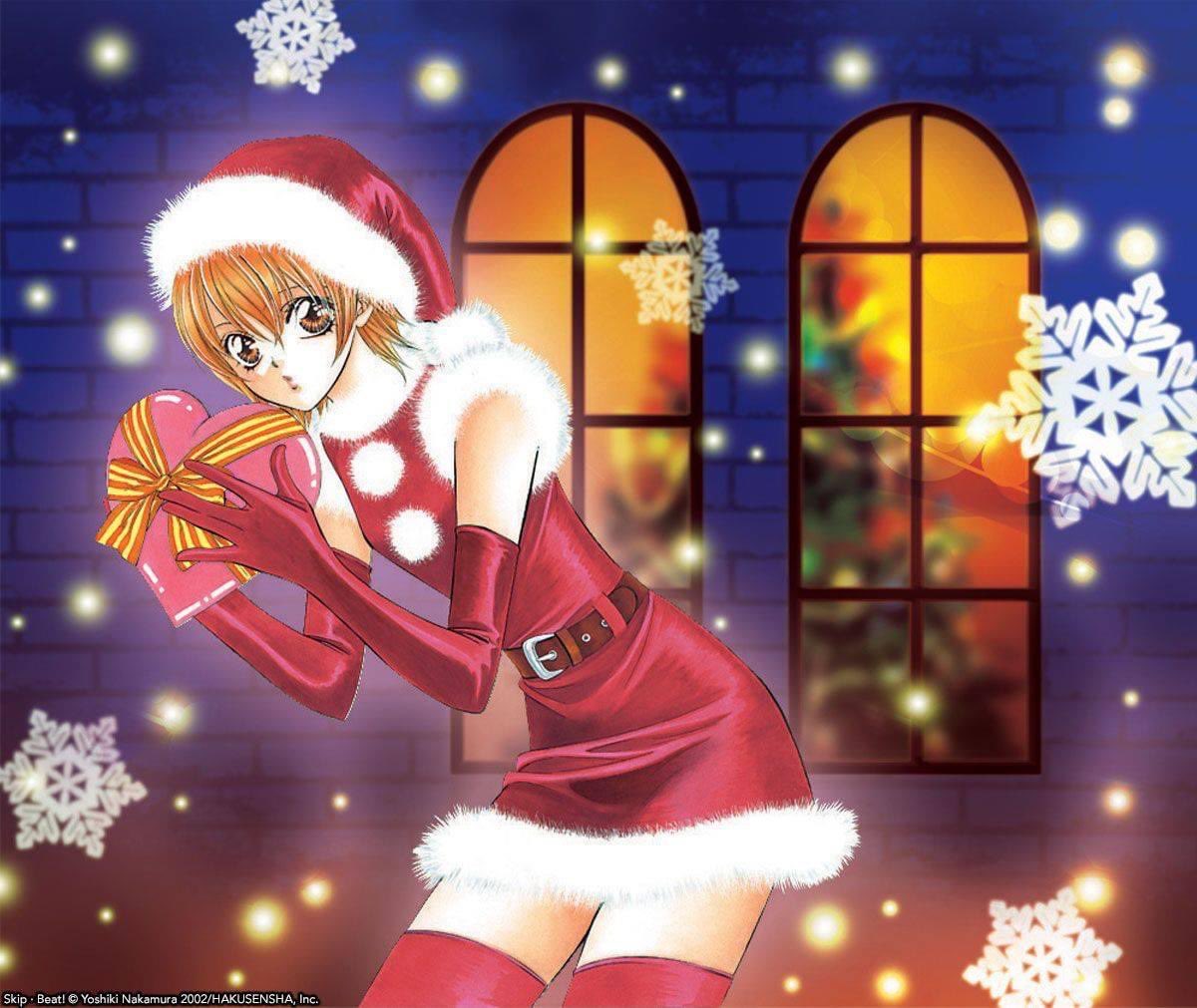 SkipBeatDaily's tweet image. Merry Christmas everyone and a Happy Birthday to Kyoko Mogami! 🎄🎁
