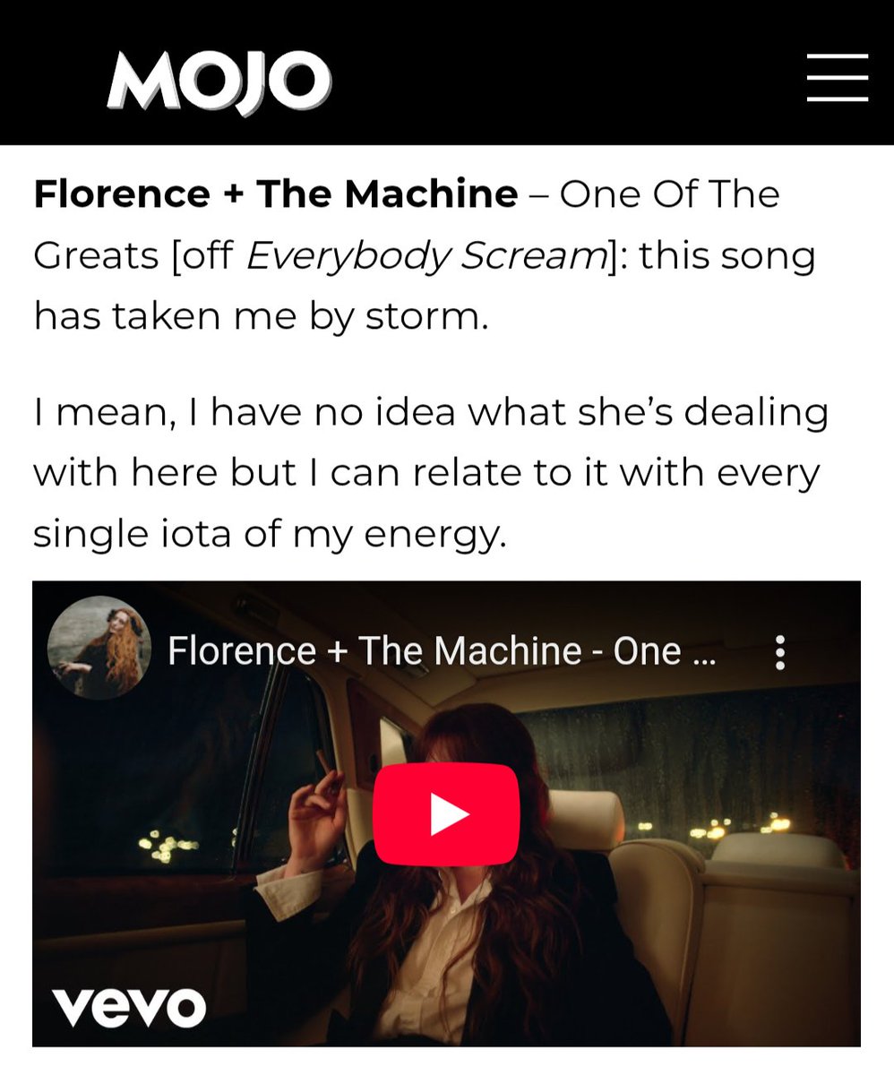 flomachinenews's tweet photo. Robert Plant, lead singer of Led Zeppelin, singles out 'One of the Greats' by Florence + the Machine as one of his songs of the year 🔥
Source: https://t.co/JcD1YcNV81 https://t.co/uNSZZlcF2I