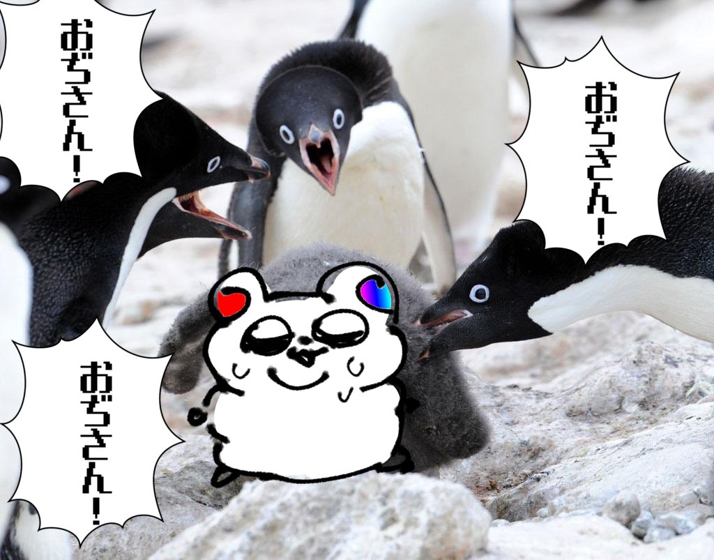 服装とかあげてないのに
みんなにとっ捕まえられるおぢ
とくに、集団なミームのペンギンだったよ 