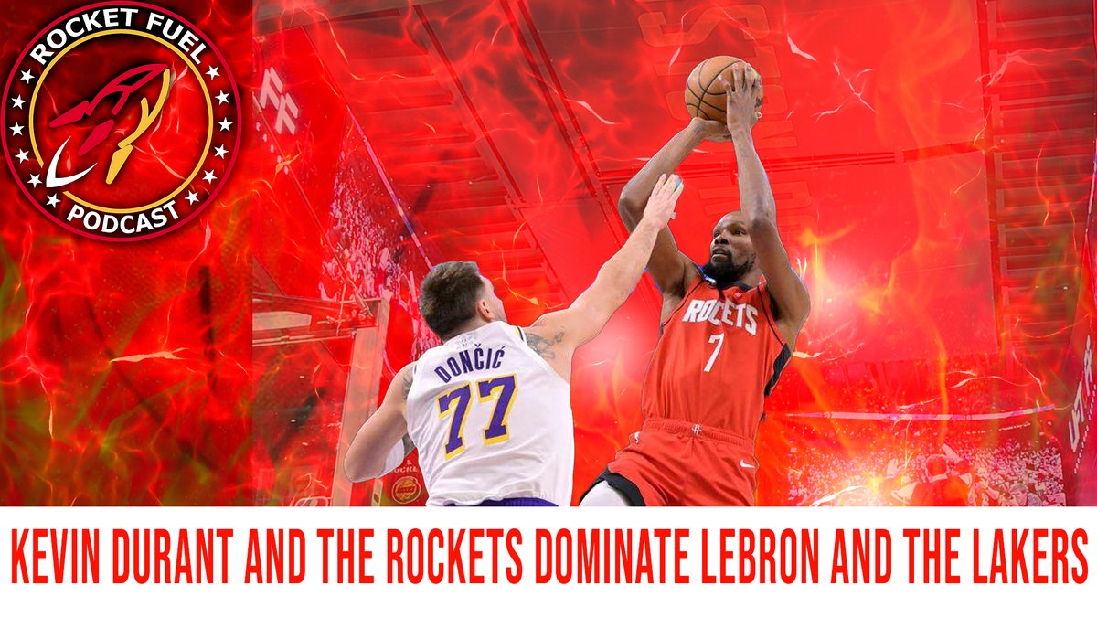 Rockets dominate the Lakers 119-96.
New episode drops now!
youtu.be/r68ZSwRx9iA?si…