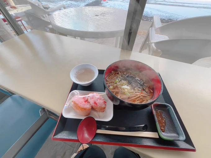 仕事納めてきたから年越しそばを食べようね
