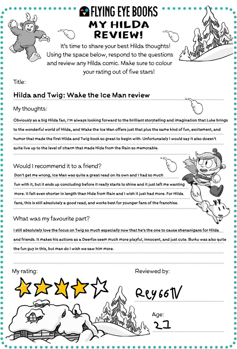 Hilda and Twig: Wake the Ice Man review