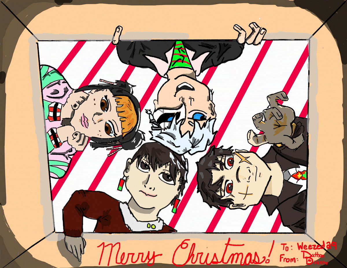 DDetekktiv's tweet photo. #MerryChristmas2025 from all of the #Kagurabachi Crew! This was a #secretsanta artwork exchange and I would love for the chance to share it with you all.
May you find the love of #Hakuhiro, the passion of #Hiyuki and the connections of #Hinao this Christmas Season! https://t.co/RvSHQelgMG