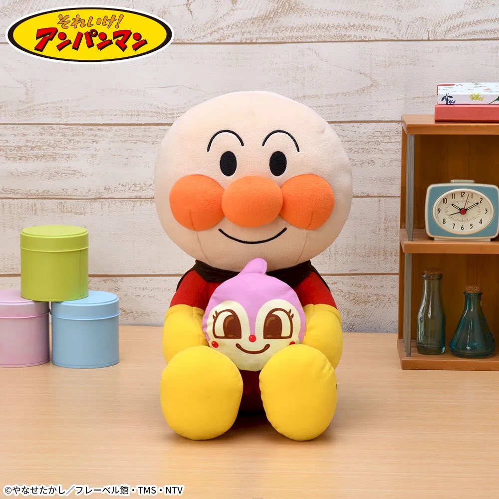 ぬいぐるみ　小物入れ　アンパンマン プライズ情報】それいけ！アンパンマン なかよしパン小物入れ