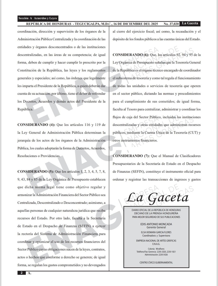 El gobierno del Narco <a href="/PartidoLibre/">Partido Libre</a>  junto con <a href="/XiomaraCastroZ/">Xiomara Castro de Zelaya</a> dejan en quiebra la Tesorería General de la República no se conforman con todo el daño que le hicieron estos años al pueblo si no dejando en quiebra las arcas del Estado de Honduras... Lo importante que se fueron