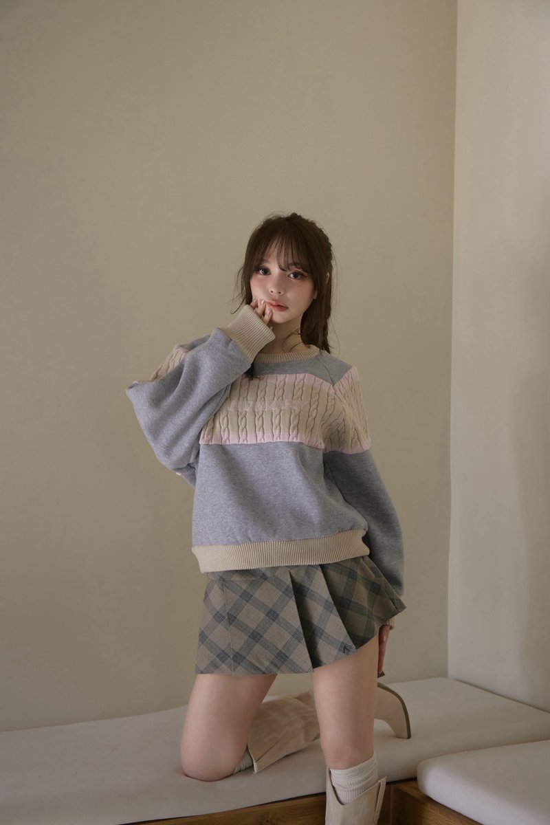 Logo loose sweat color gray ¥14,300-tax in ゆるっとルーズな