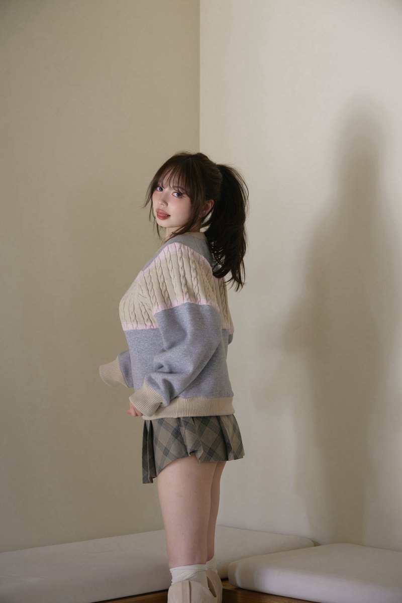 Logo loose sweat color gray ¥14,300-tax in ゆるっとルーズな