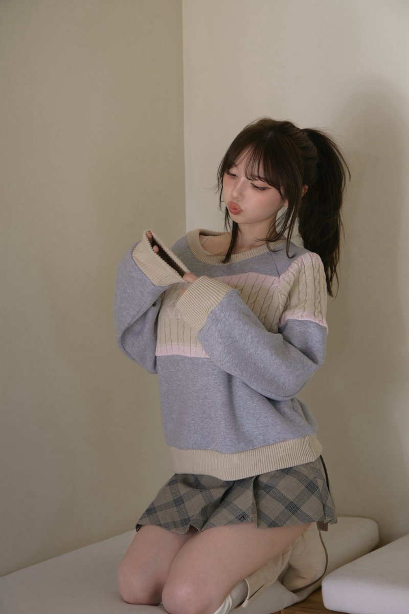 Logo loose sweat color gray ¥14,300-tax in ゆるっとルーズな