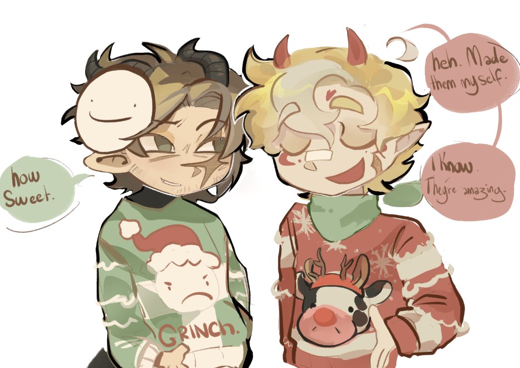 ctrledribbon's tweet image. Another disc duo post for Christmas exchange.

#dsmpfanart