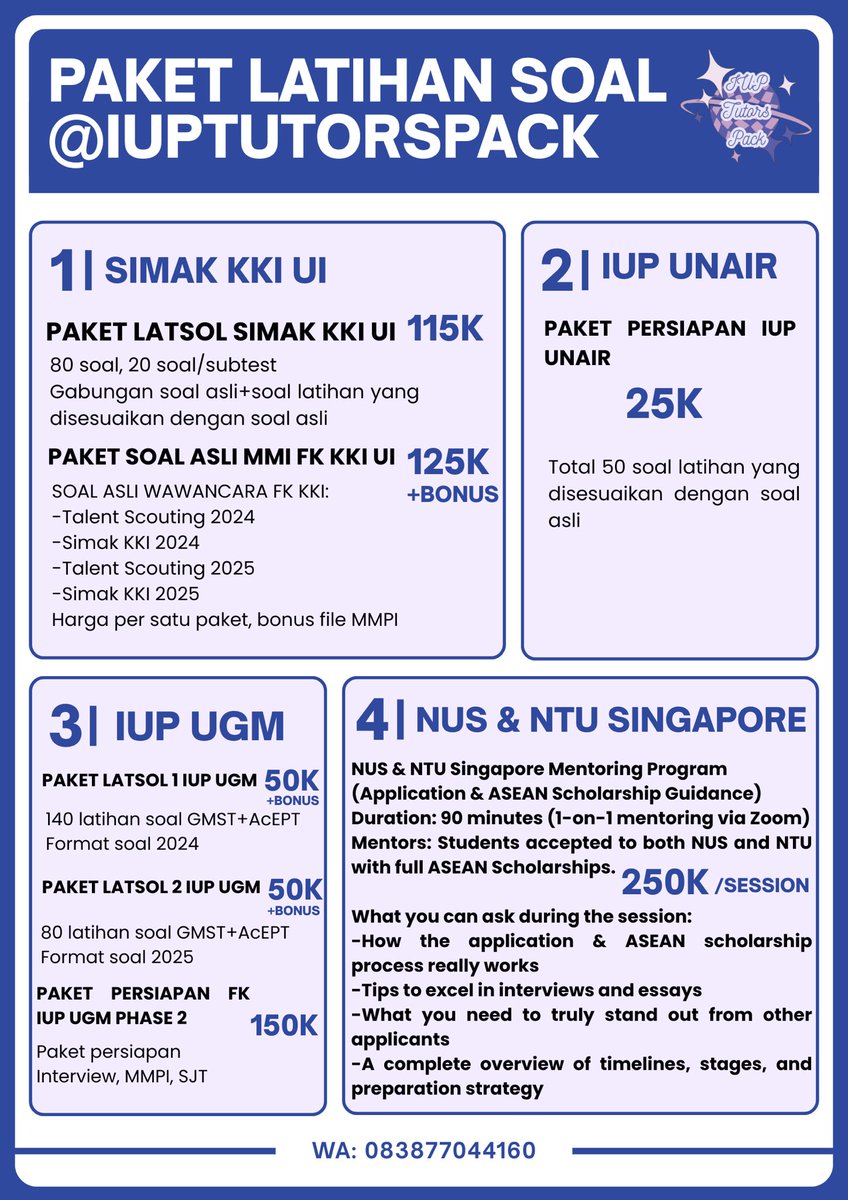 jual soal persiapan iup ugm unair simak kki ui tweet media