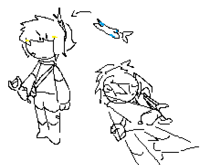 swagFriedEg's tweet photo. might change in the future but #underswap #underswapyellow clover

a little gremlin that likes shooting people with their pebbles and slingshot, https://t.co/9pS2bNVdj4