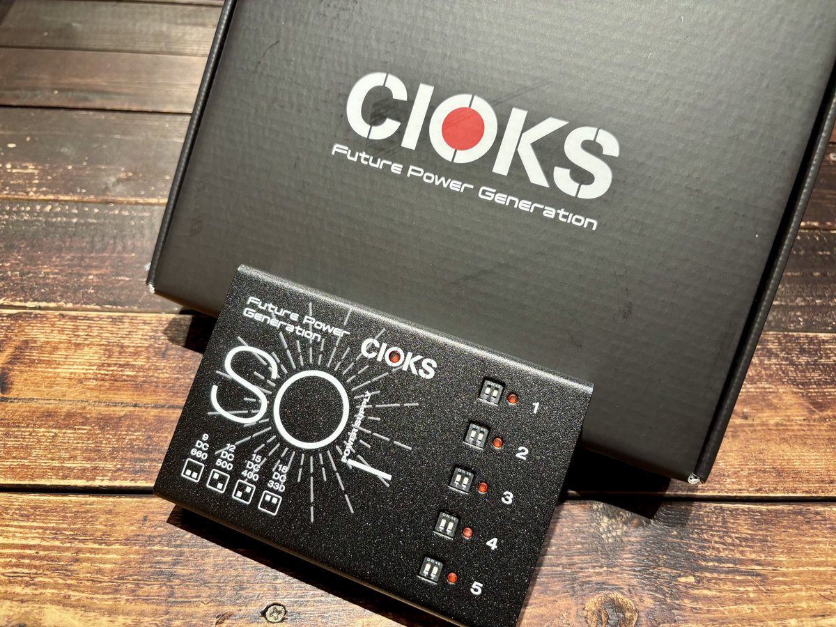 📢入荷情報📢 CIOKS(チョークス) / SOL 話題の世界シェアNo.1パワーサプライ入荷致しました‼️ 大容量のアンペア数 フルアイソレート💥  そして全てのポートを個別に電圧調整可能です💡 すのこボードの裏面にも収まる コンパクトなサイズ感ながら 抜群の性能を誇るパワー ...