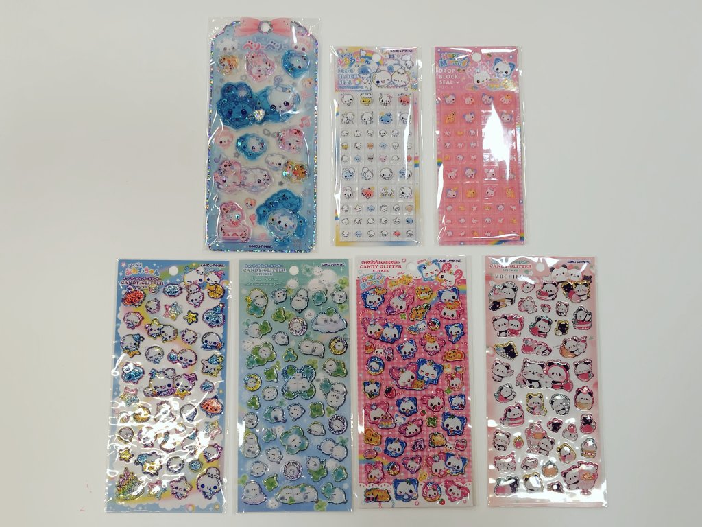 平面シールいろいろ シール色々入荷です😀 個数制限あり‼️ 一家族【立体シール1枚、平面