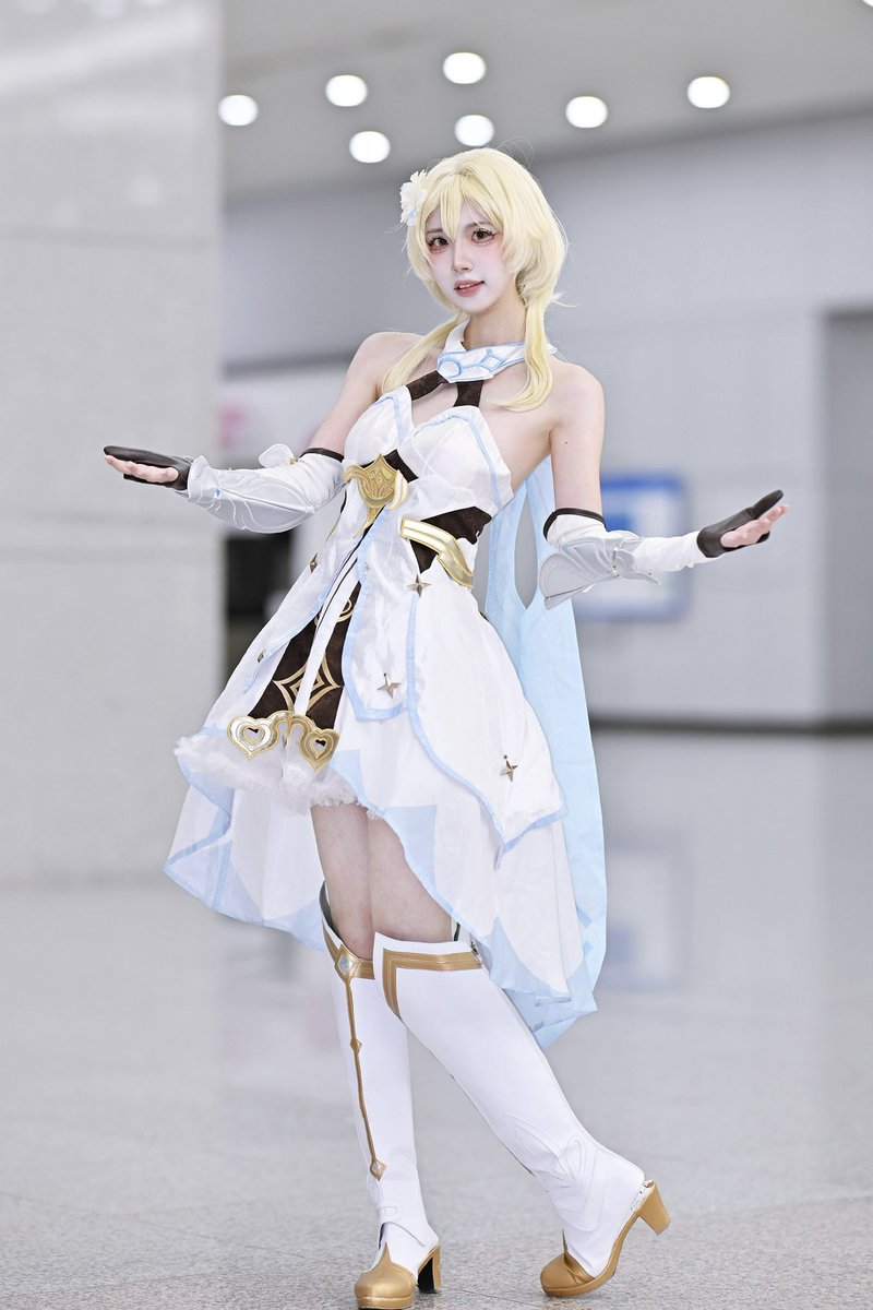 ether0160's tweet image. #Genshin #Lumine #cosplay