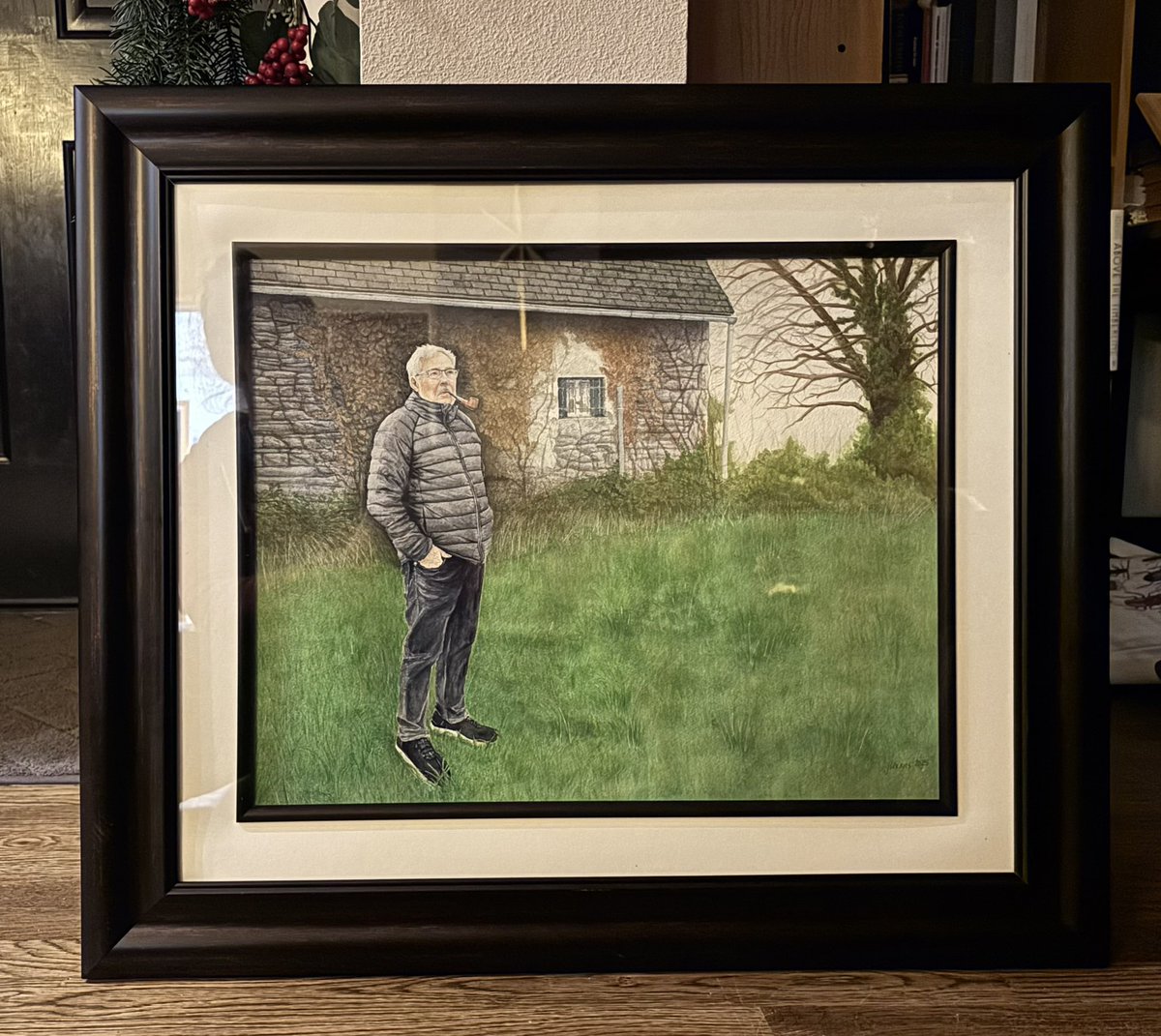 JessEvans915's tweet photo. FULL REVEAL: There is so much in this scene. I could not have done justice to this painting had I been 100x more skilled than I am. But I’m thankful I got to have a shot at it. #watercolor #toathousandgenerations https://t.co/d3Tn3Mt775