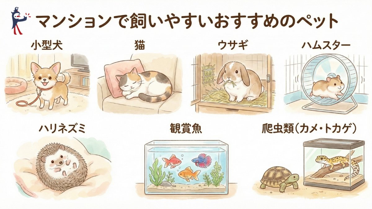 sumatori_'s tweet photo. マンションでペットを飼うなら、選び方が重要🐾

鳴き声が控えめ、お散歩不要、省スペースでOKなど、集合住宅の悩みをクリアする7選と注意点をまとめました✨

https://t.co/gGEi8Te4zL https://t.co/0BS8OvHlAC