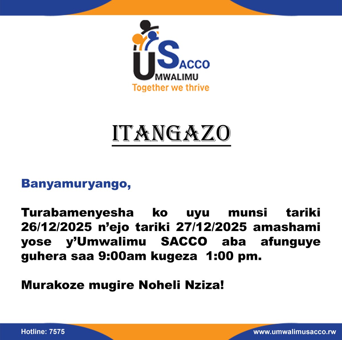 Umwalimu Sacco tweet media