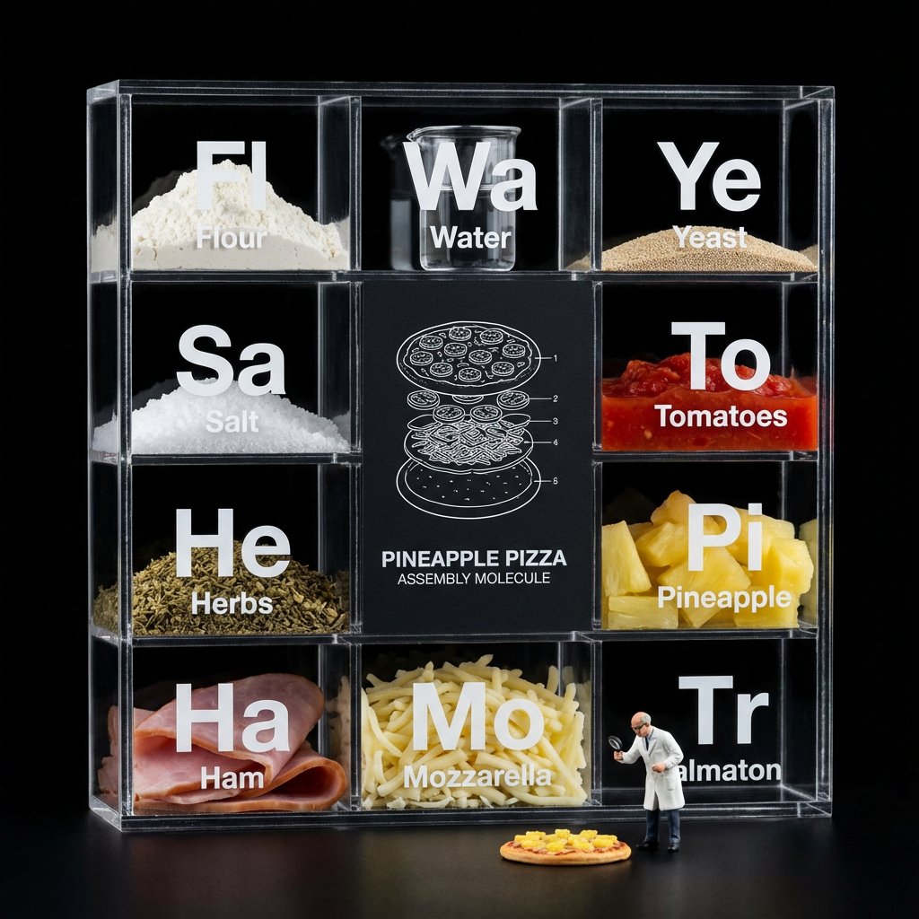 Molecular Gastronomy Display Box for Food Visualization — example 2