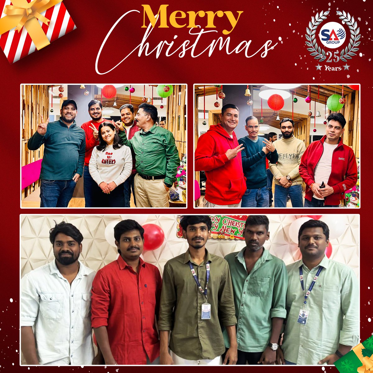 sacfpl's tweet photo. Christmas cheers from the team! Wishing everyone a season full of joy, laughter, and cozy moments. 
Secret Santa, Christmas tree, and everything in between — it’s the people that make work feel special. #merrychristmas #christmas2025 #joyousfestivities #festiveseason #sacfpl https://t.co/vTJXISnBOf