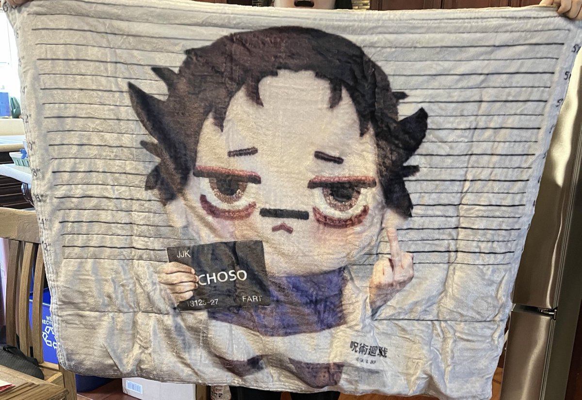 guys look at the blanket i got