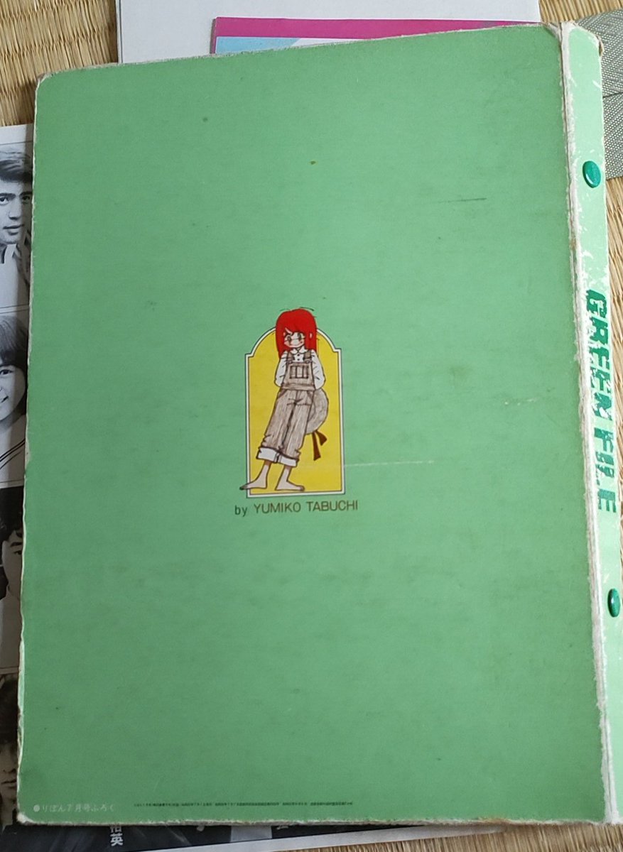 レトロ付録 昭和52年「りぼん」7月号 田渕由美子先生のグリーン