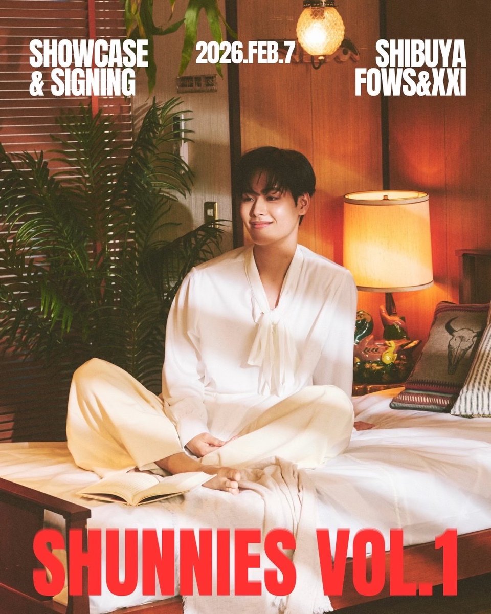 [INFORMATION]
【SHUNNIES VOL.1】開催決定🎤
Shun Nakanishiがイベントを開催します

●受付期間
12月26日(金)20:00〜1月16日(金)23:59

●日時
日程：2026/2/7（土）
会場：SHIBUYA FOWS＆XXI
OPEN 17:30 / START 18:00

●チケット（先着販売）
<A：一般チケット> ¥5,000
ライブのみ