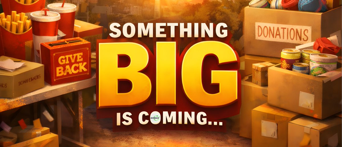 What happens when a globally recognized brand meets real community impact? 

You’ll find out soon.
This one’s for the people.
This one’s BIG. 👁️💚👁️

$GBACK <a href="/Pumpfun/">Pump.fun</a>