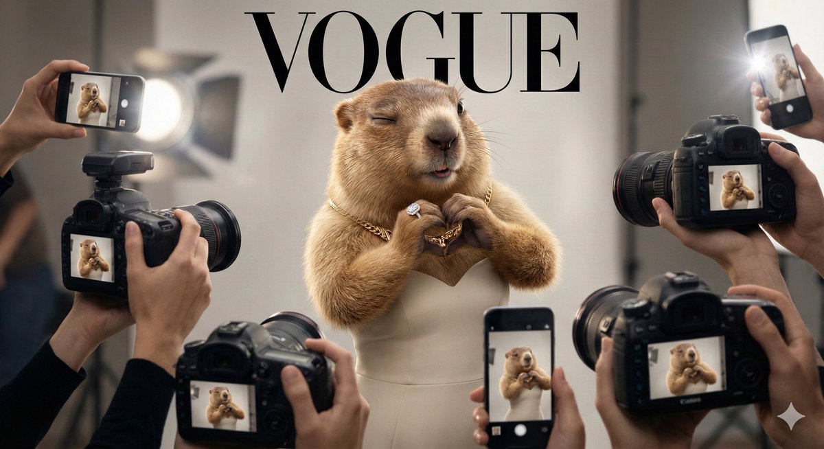 schwarz_hohi's tweet photo. "Just trying to grab a coffee, but the paparazzi won't let me live! Being this fabulous is exhausting. 😩💖 #Vogue #CelebProblems #Marmot #TooFamous" https://t.co/cgISJzxKnb