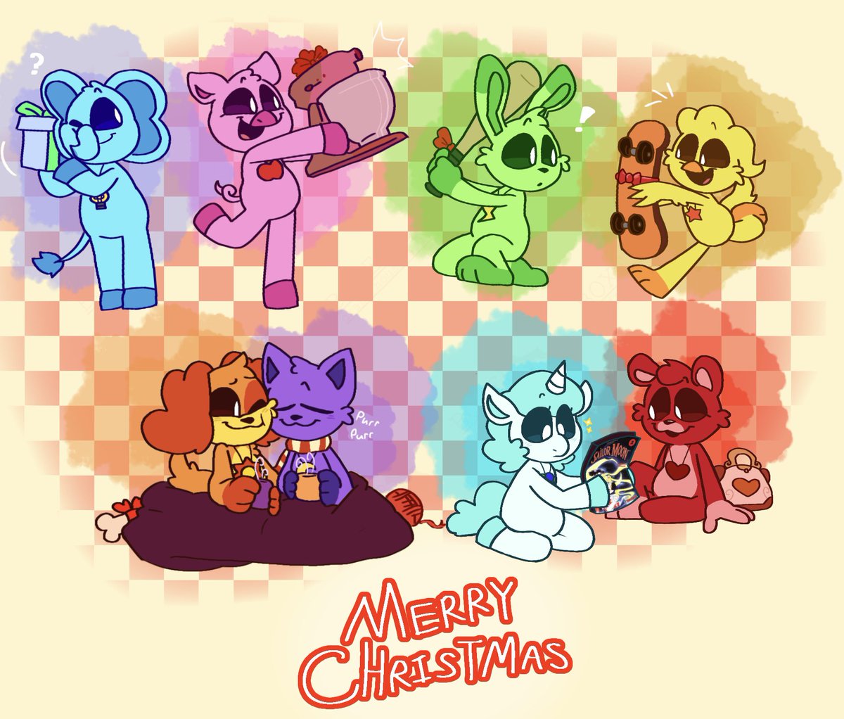 Managed to finish this within the Christmas hours,,,, MERRY CHRISTMAS!! ❤️🎄🎄#SmilingCritters #PoppyPlaytime #Christmas