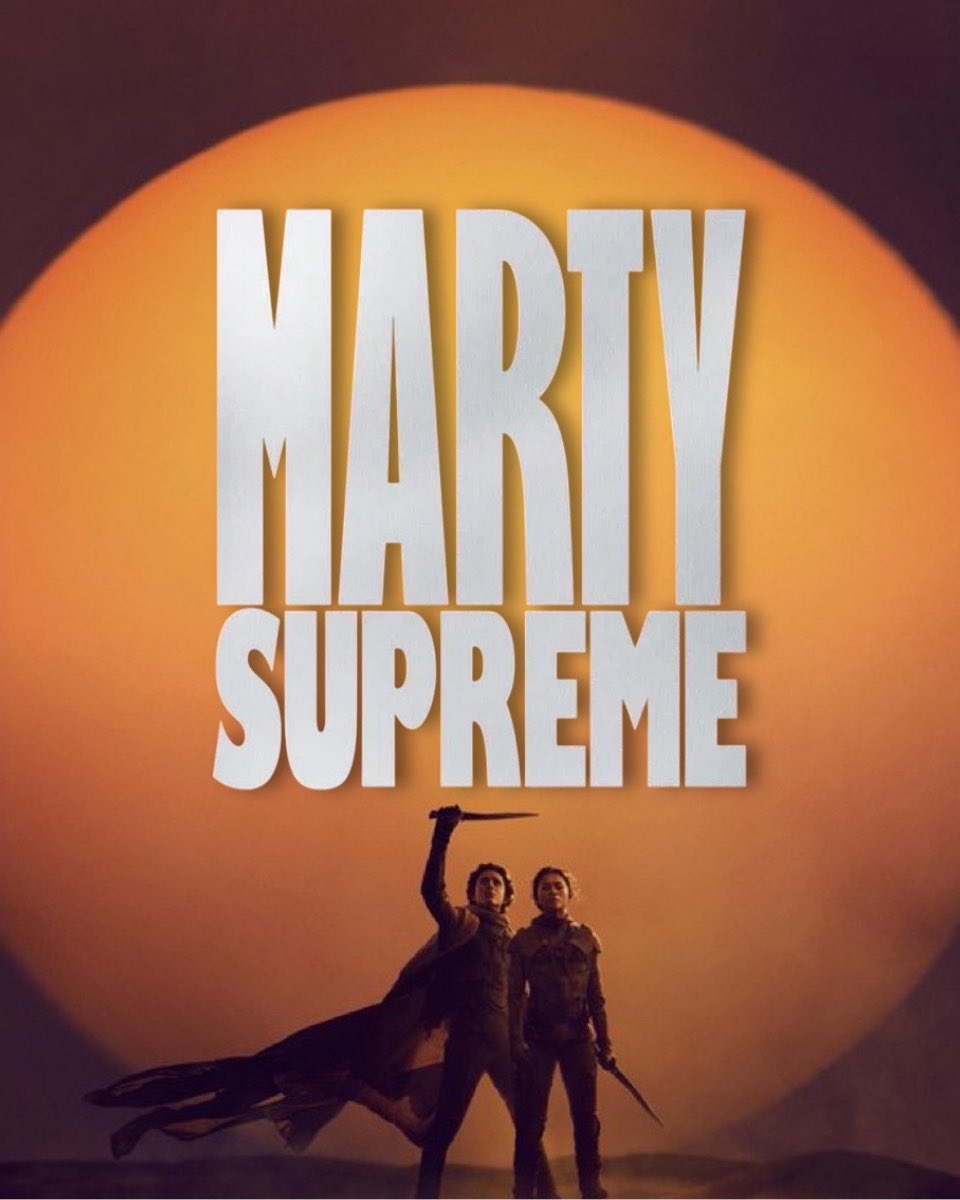 #MartySupreme Ya en cines de Estados Unidos! Llega a México el 15 de Enero.

#Dune