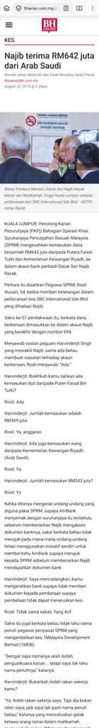 ismet_ulam's tweet photo. Bila hakim jadi pegawai penyiasat, pendakwaraya dan penghukum.

Saksi pendakwaan dari SPRM, PDRM, AMBANK sahkan terdapat derma dari Saudi.

Sistem transasksi kewangan antarabangsa(SWIFT) sahkan terdapat derma dari Saudi.

Bukti kukuh jadi palsu, naratif palsu jadi bukti kukuh. https://t.co/mhZhSRTlS3