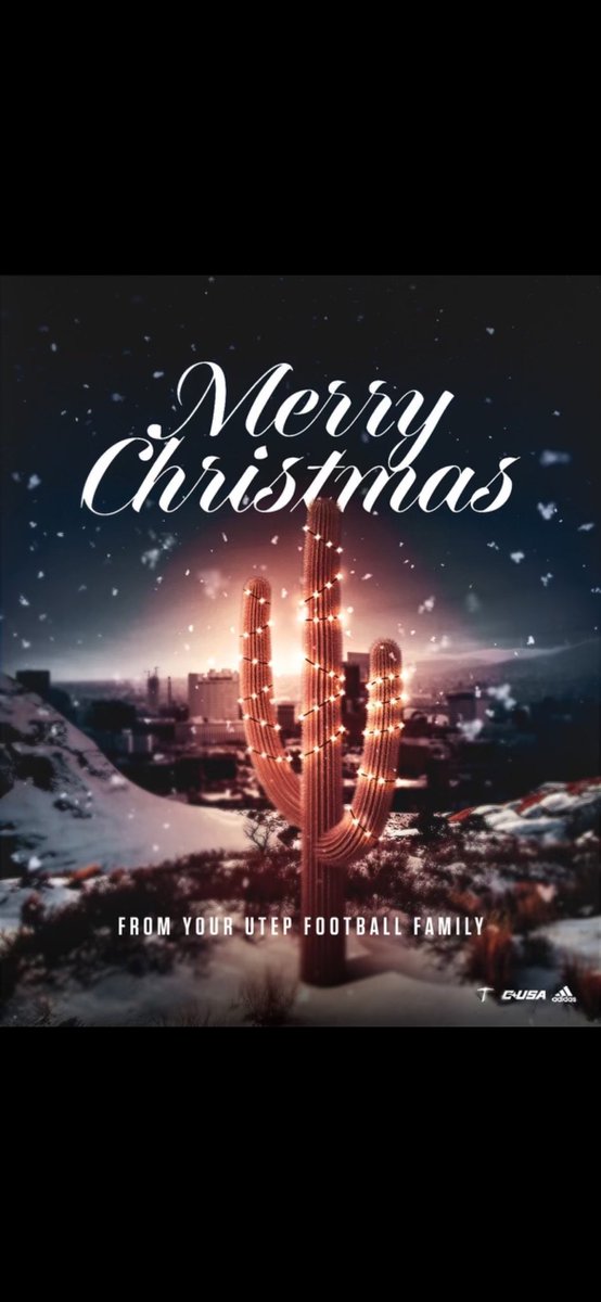 ChaseReeves20's tweet photo. Thank you @UTEPFB and @Coach_Cotton713 for the Christmas graphic! https://t.co/YVZeOepTe2