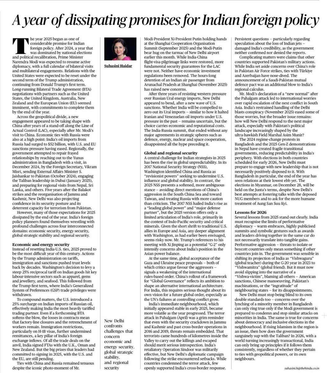 SushantSin's tweet photo. "New Delhi must stop being blind to its own double standards too — concerns over the lynching of a minority member in Bangladesh can only ring true only if the Modi government is prepared to condemn and stop similar attacks on minorities in India." @suhasinih is on point here. https://t.co/9aulgH17tq