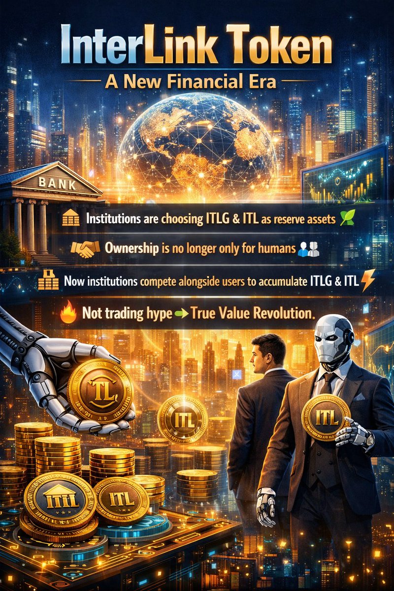 JohnRamesh4989's tweet photo. InterLink isn’t chasing hype.
It’s being chosen as a reserve.
That’s how real financial eras begin Before markets react,
institutions decide.
InterLink is already there
#InterLink #ITLG #ITLX #ITL
#TrueValue #ReserveAsset #FutureFinance #InterLinkEra
#Web3Community https://t.co/9Qprstm9Tp