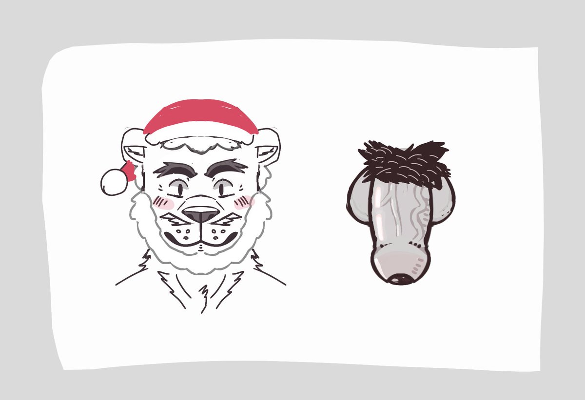 Fortt_bread's tweet image. Fake Santa

#Furry #Sketch #Bear #Santa #Christmas