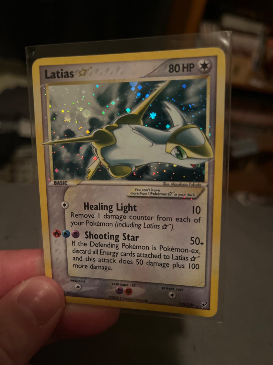 Finished up Christmas Day with obtaining Shiny Latias in ZA.  To commemorate, here’s a pic of my Latias Gold Star!