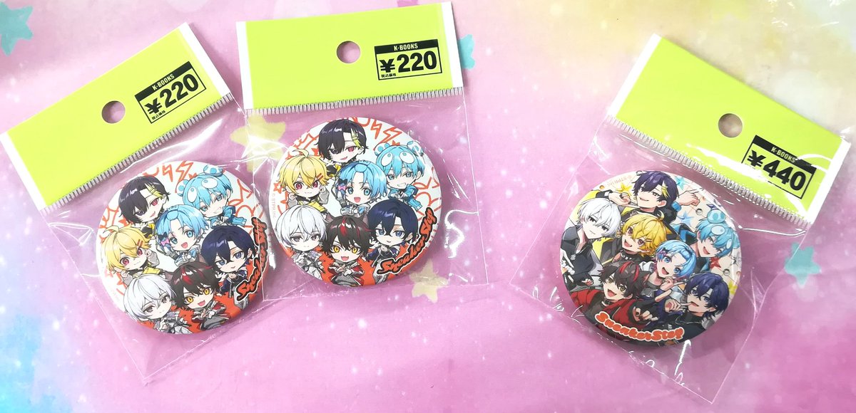 入荷情報】 『すにすて』 缶バッジ(We are SneakerStep! -1st Step