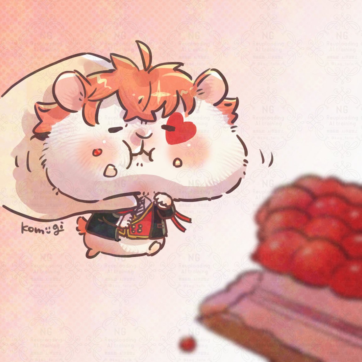 kmg_fmfm's tweet image. 毎晩タルトを盗み食いしてた犯人の顔見て