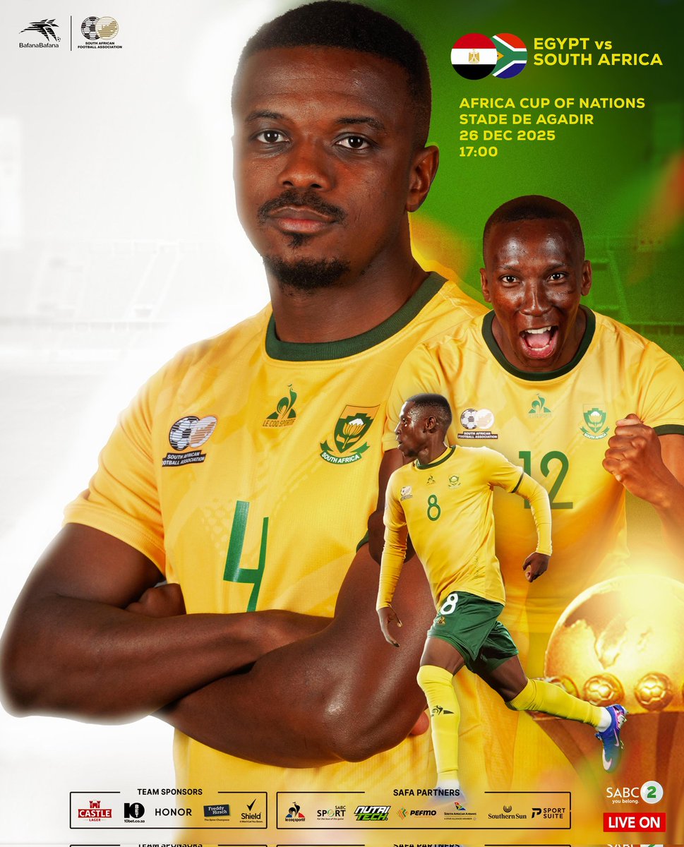 BafanaBafana's tweet image. The countdown to our next assignment is underway ....

#BafanaPride