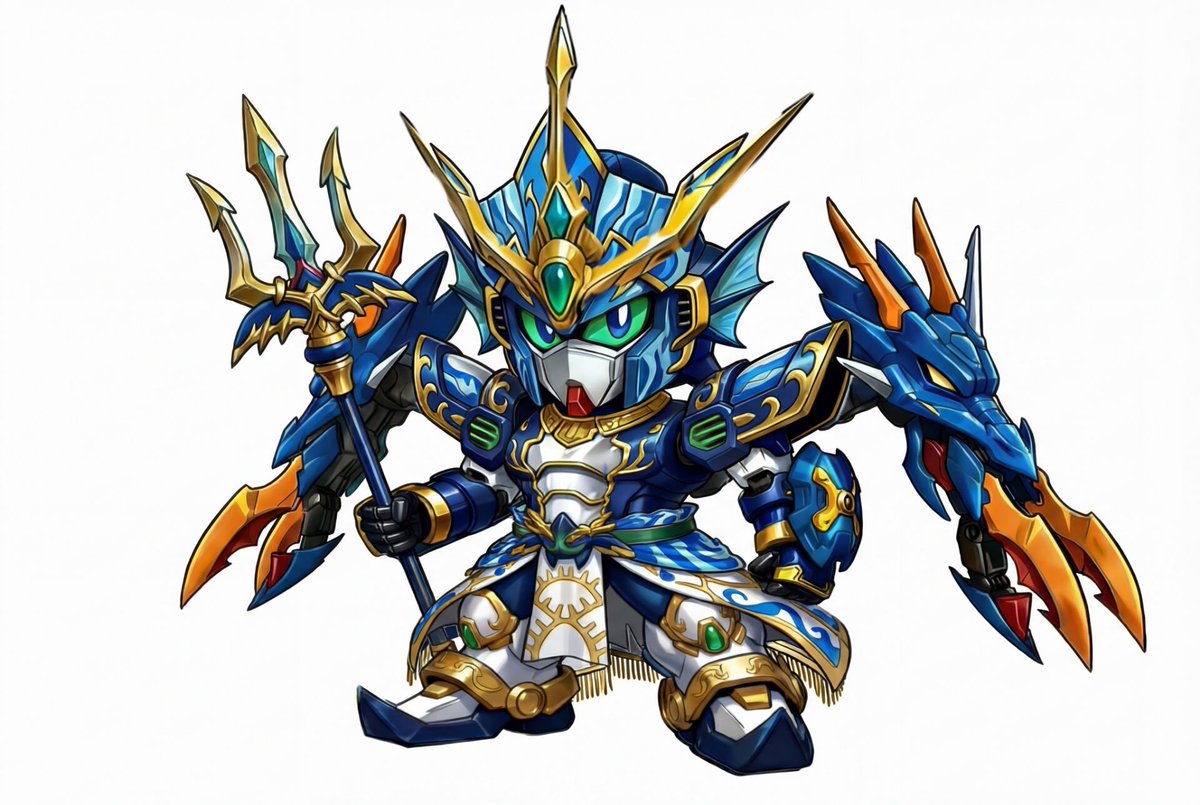 willwillhi's tweet image. 海皇 ポセイドンガンダム
#SDガンダムワールドヒーローズ  #BB戦士 
#SDガンダムワールドヒーローズ
#終末のワルキューレ 
#ポセイドン
#オリンポス