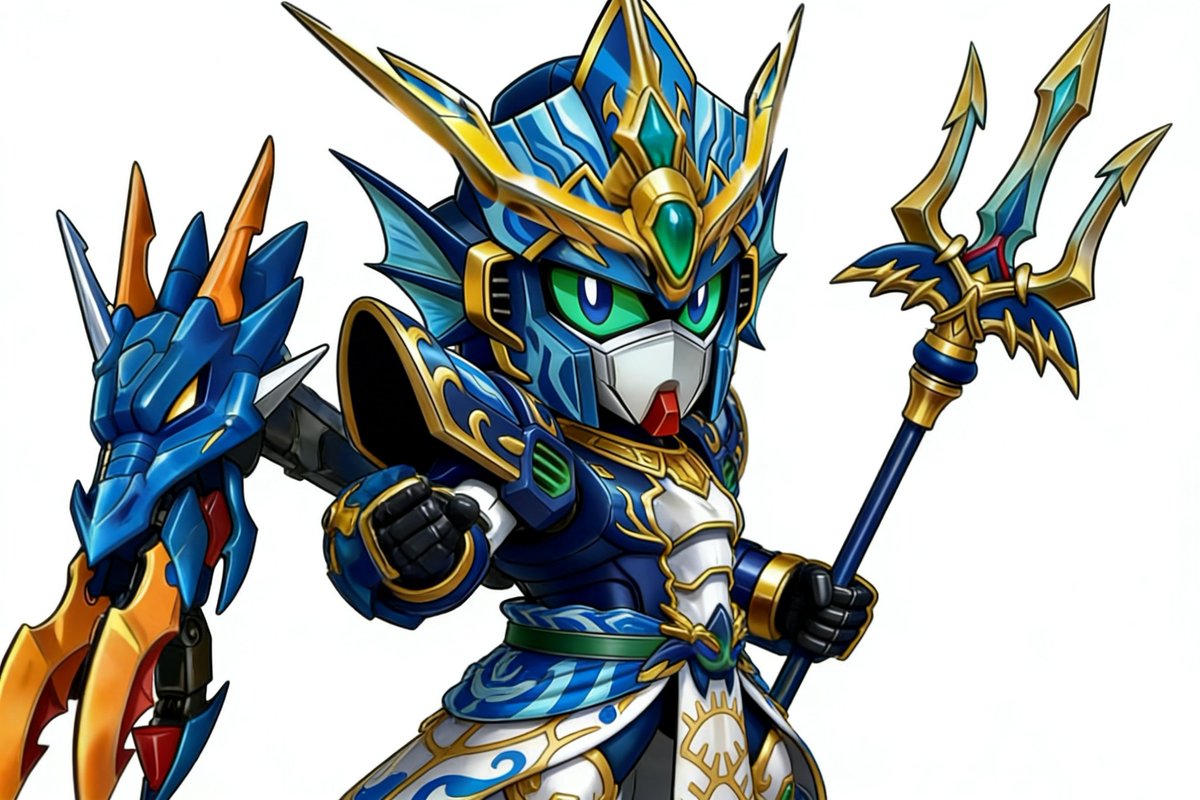 willwillhi's tweet image. 海皇 ポセイドンガンダム
#SDガンダムワールドヒーローズ  #BB戦士 
#SDガンダムワールドヒーローズ
#終末のワルキューレ 
#ポセイドン
#オリンポス